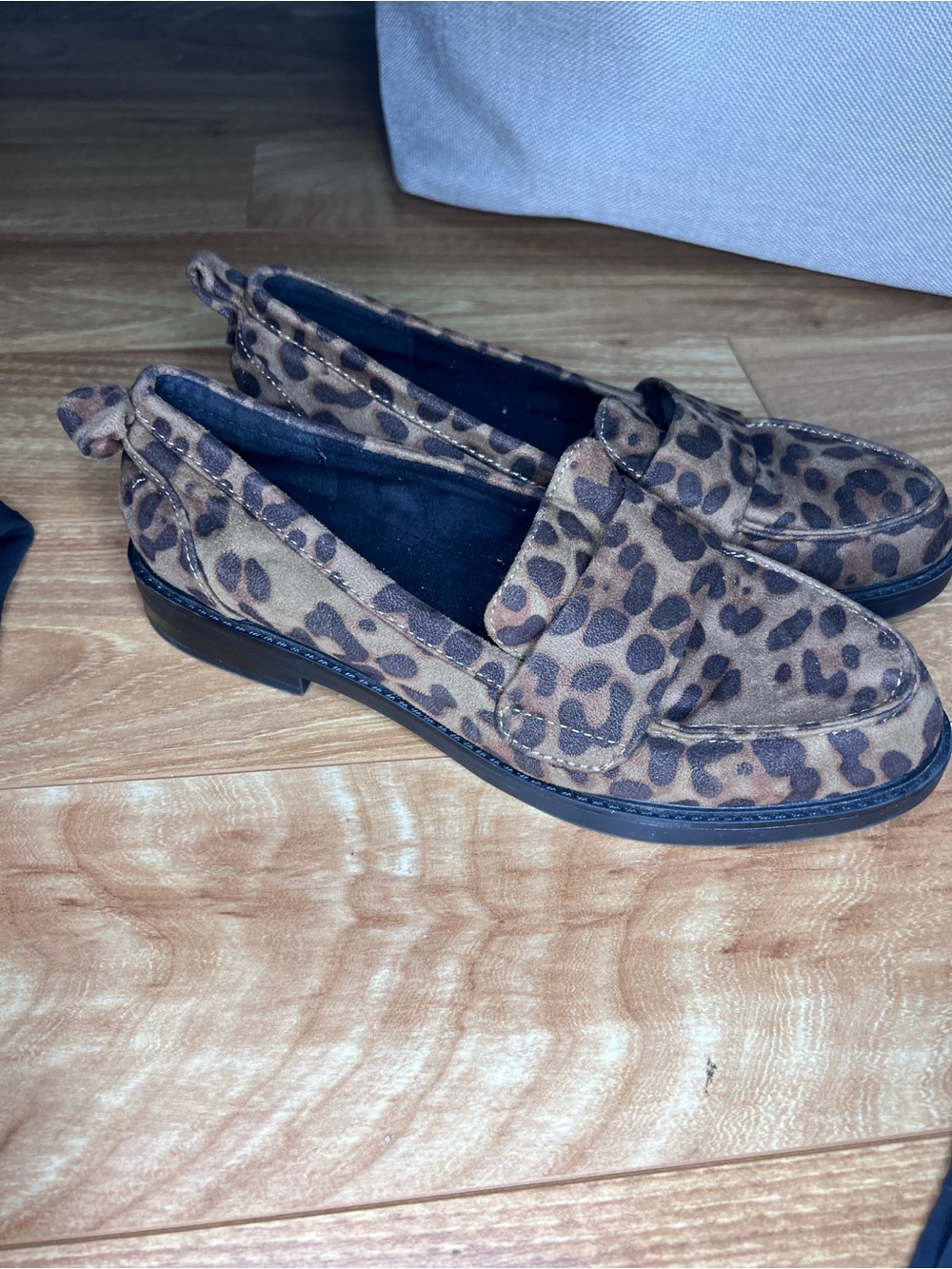 Rocket Dog Leopard Print Loafers Women’s 8.5 Brown Slip-On Flats EUC